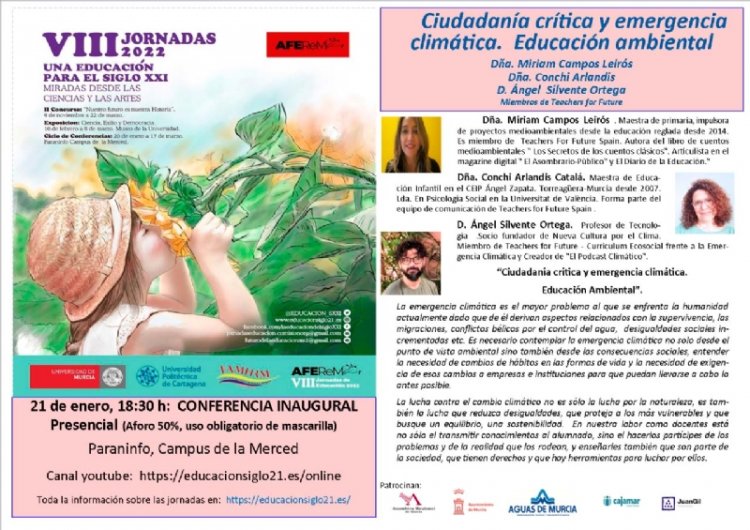 VIII jornadas ´Una educación para el siglo XXI´, con exposiciones dirigidas los jóvenes