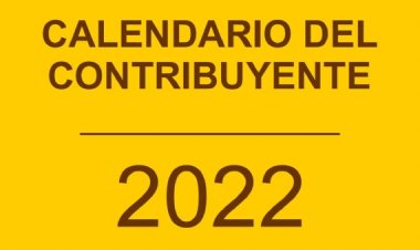 Calendario del contribuyente 2022