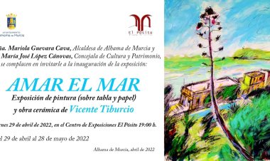 'Amar el mar' es la exposición de pintura (sobre tabla y papel) y obra cerámica de Vicente Tiburcio que se inaugura este viernes 29 de abril a las 19:00 h. en el centro de exposición El Pósito.