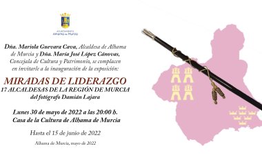 Este lunes se inaugura la exposición 'Miradas de liderazgo. 17 Alcaldesas de la Región de Murcia' del fotógrafo Damián Lajara. Se podrá visitar hasta el 15 de junio.