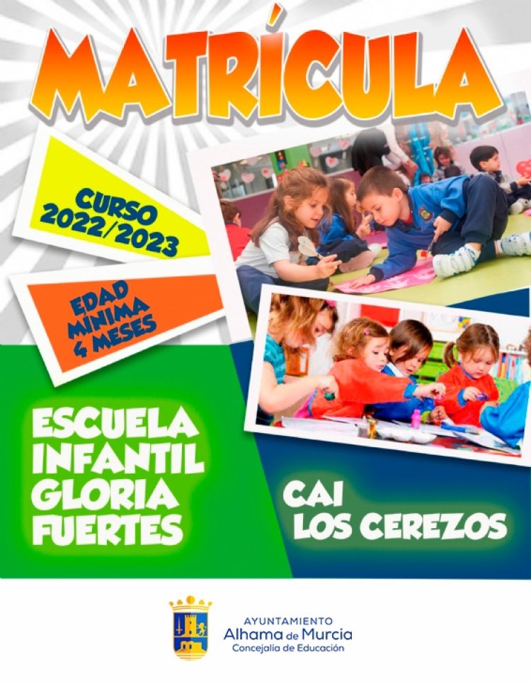 Admitidas todas las solicitudes para las escuelas infantiles de Alhama para el curso 2022-2023