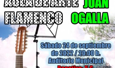 Festival flamenco a beneficio de la AECC: sábado 24 de septiembre en el auditorio municipal 20/09/2022