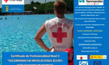Abierto el plazo de inscripción para el curso de socorrista en instalaciones acuáticas
