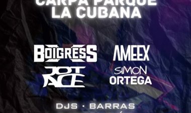 ¡Recibe la Primavera como se merece!  Ven este fin de semana a la carpa del Parque de #LaCubana y disfruta de DJs, barras e iluminación.