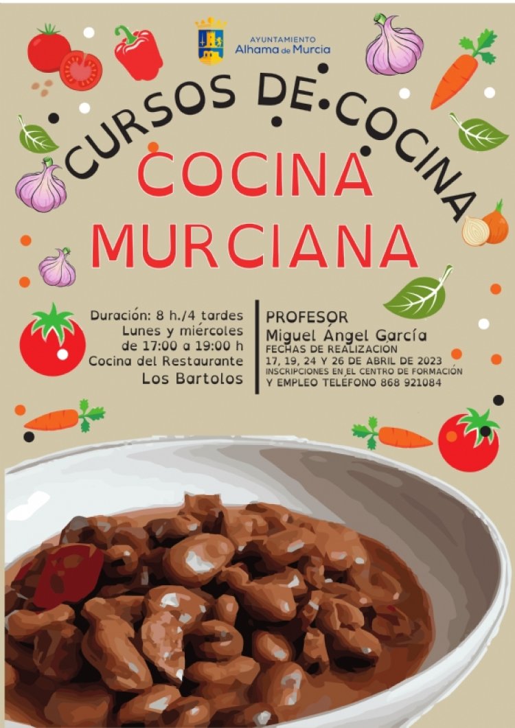Curso de cocina murciana (gratuito)