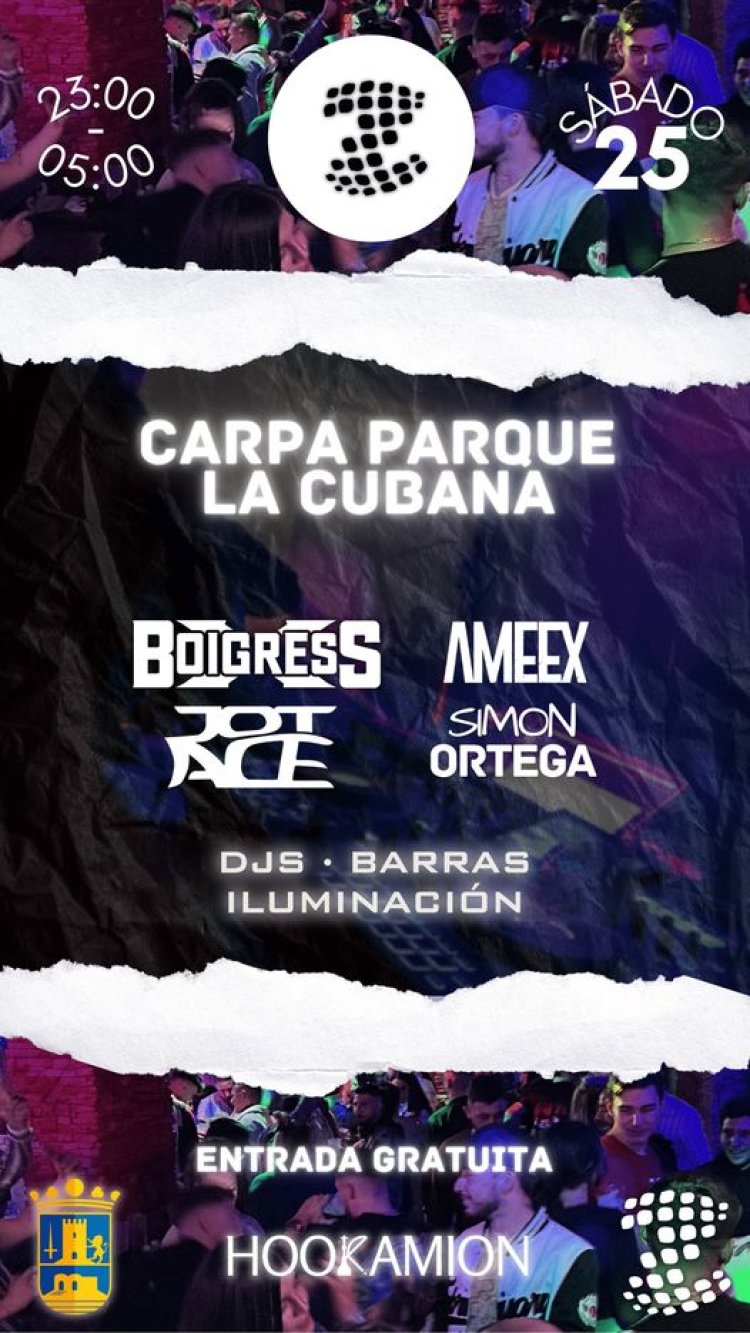 ¡Recibe la Primavera como se merece!  Ven este fin de semana a la carpa del Parque de #LaCubana y disfruta de DJs, barras e iluminación.