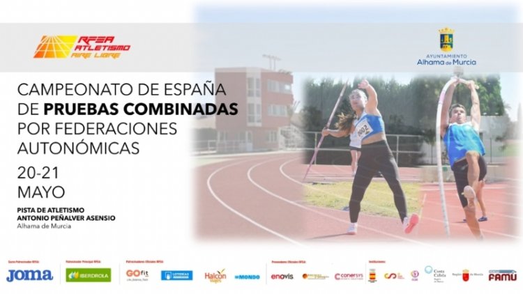 Alhama acoge este fin de semana el Campeonato de España de Pruebas Combinadas de Atletismo por Federaciones