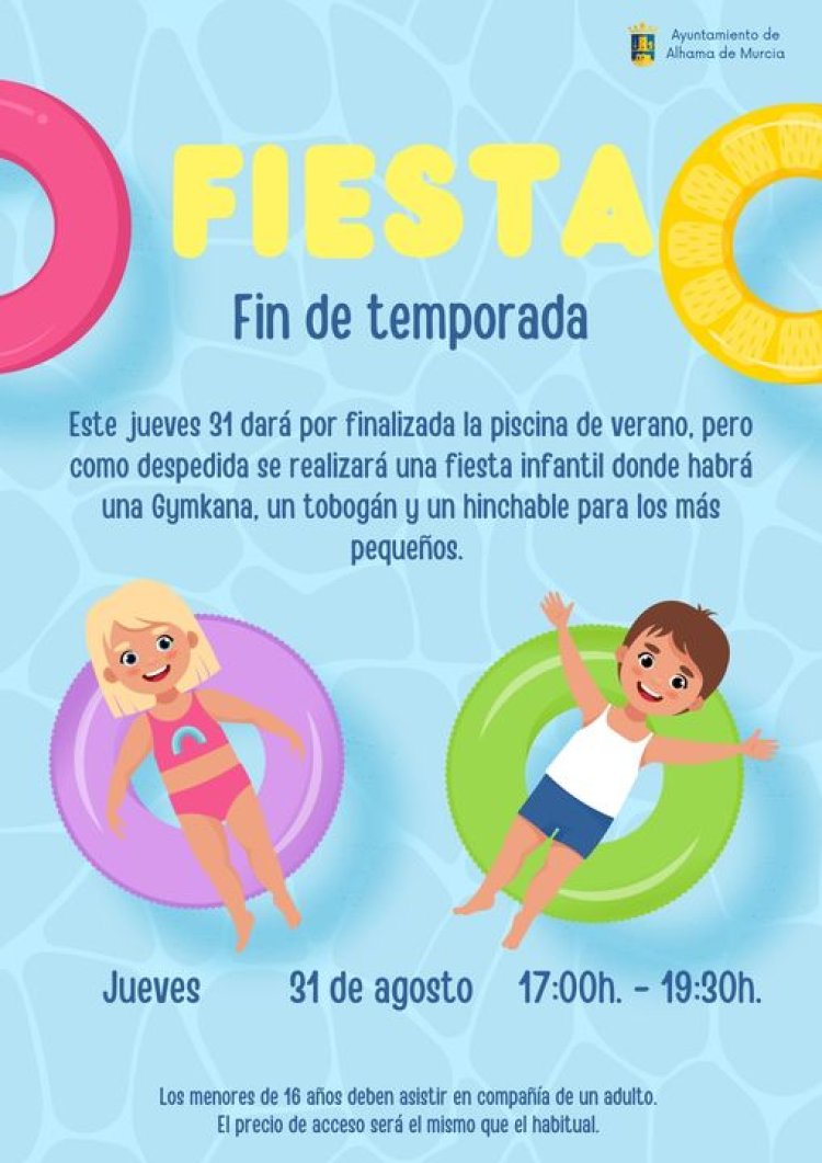 El verano llega a su fin. Pero para celebrar la despedida, hemos preparado una fiesta este jueves 31 de agosto, de 17:00 h. a 19:30 h