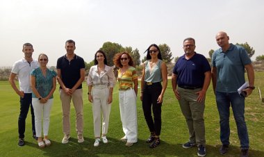 El equipo de Gobierno visita el nuevo proyecto urbanístico de Alhama Nature Resort en Condado de Alhama