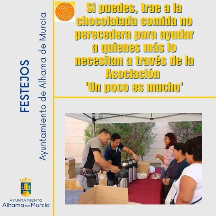 Hoy de 10 a 12, ¡únete a nuestra chocolatada!