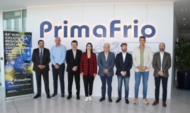 Alhama de Murcia se prepara para ser el punto de partida de la Vuelta a la Región de Murcia 2024 desde la sede de Primafrio