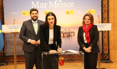 La alcaldesa de Alhama de Murcia se suma al pacto interadministrativo para la recuperación del Mar Menor