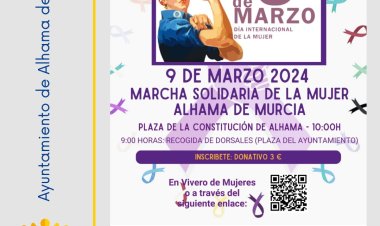 Este próximo sábado 9 de marzo, con motivo del Día Internacional de la Mujer, se realizará una Marcha Solidaria de la Mujer por el municipio. ¿Te has inscrito ya