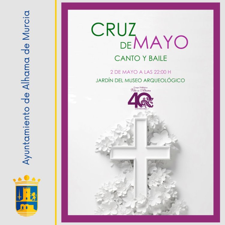 Canto a la Cruz de Mayo a cargo del Grupo Folklórico Villa de Alhama