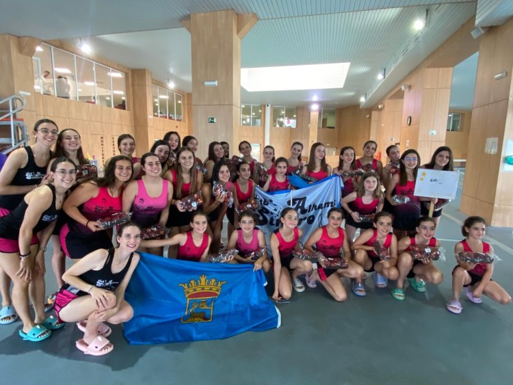Por décimo año consecutivo, las chicas del Club Sincro Alhama se coronan como  Campeonas de la Región de Murcia en Natación Artística.