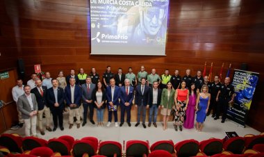 Acto de agradecimiento y homenaje a las fuerzas de seguridad que formaron parte del operativo de la Vuelta Ciclista a la Región de Murcia.