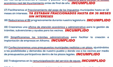 PSOE ALHAMA: ALHAMA DE SUBIDA DE IMPUESTOS