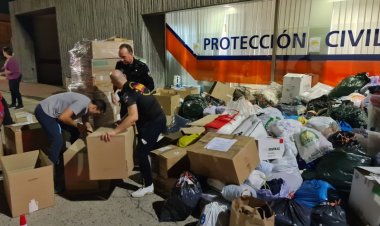 El Ayuntamiento de Alhama de Murcia organiza un operativo de solidaridad en apoyo a los afectados por la DANA