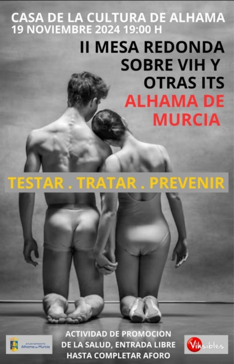 El Ayuntamiento de Alhama de Murcia celebra la II Mesa Redonda sobre VIH y otras ITS