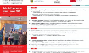 El Aula de Experiencias ofrece nuevos talleres de enero a mayo en Alhama de Murcia