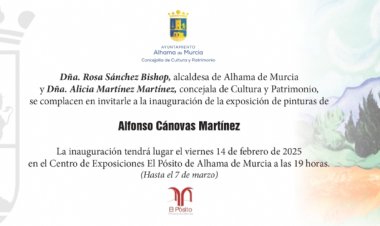 Alfonso Cánovas Martínez expone su obra en El Pósito