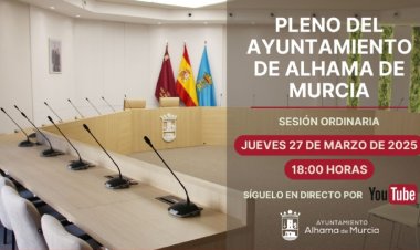 Convocatoria del Pleno Ordinario: jueves 27 de marzo de 2025