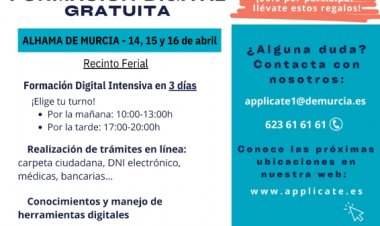 Abierto el plazo de inscripción para el aula móvil de "Applícate" con formación gratuita en competencias digitales