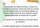 El Ayuntamiento garantiza plaza a todos los menores inscritos en las Escuelas Infantiles Los Cerezos y Gloria Fuertes