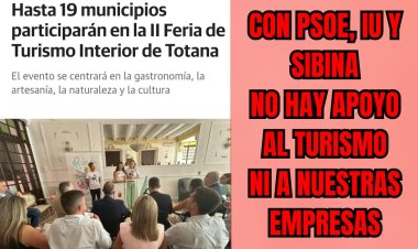 Partido Popular de Alhama: Alhama se vuelve invisible en el turismo por culpa del PSOE.