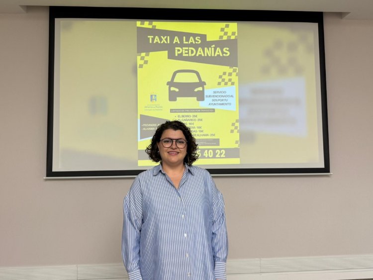 El Ayuntamiento mantienen su compriso con las pedanías mediante el servicio de taxi bonificado