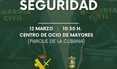 La Guardia Civil, en colaboración con el Ayuntamiento de Alhama de Murcia, ofrecerá una charla informativa dirigida a personas mayores dentro del Plan Mayor Seguridad.