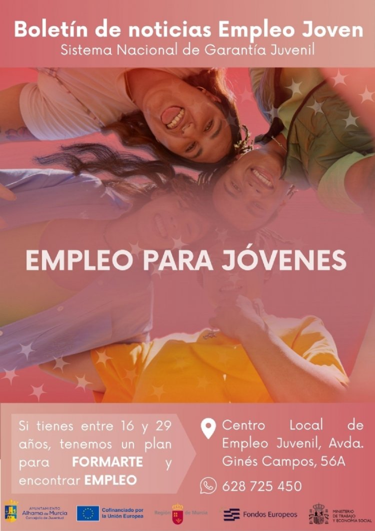 Boletín semanal del centro de empleo para jóvenes 13/03/2026