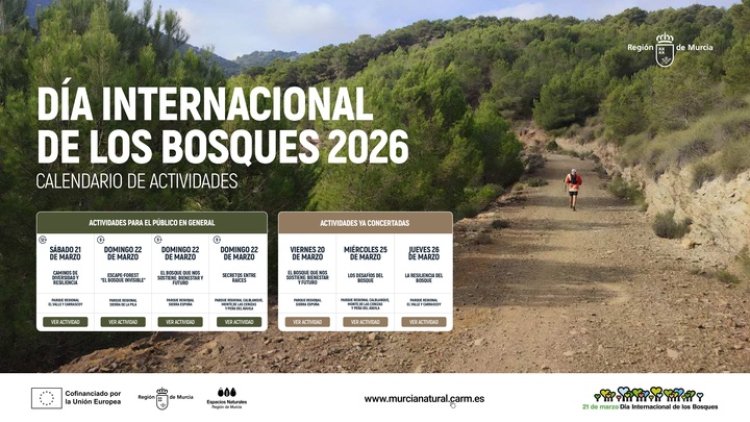 La Región celebra el Día de los Bosques con siete actividades en espacios naturales protegidos